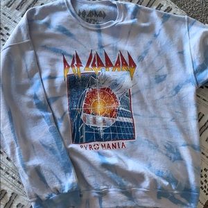 Def Leppard Tie Dye Crew